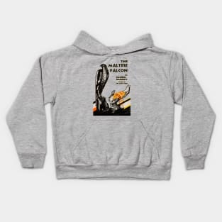 The Maltese Falcon Novel Cover Kids Hoodie